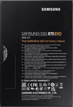 SSD SATA drive 2.5" Samsung  870 EVO 1TB