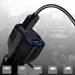 Wozinsky universal Car Charger 2x USB / USB Type C Quick Charge 3.0 QC3.0 black (WCC-01)